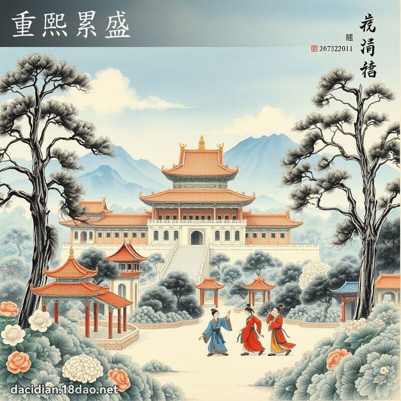 重熙累盛 配图