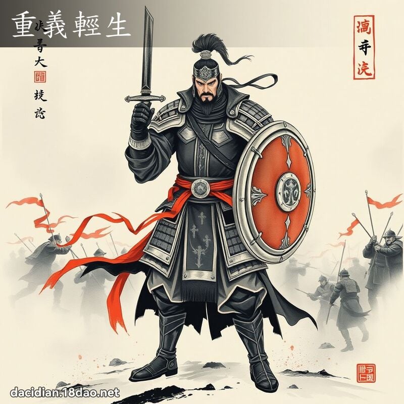 重義輕生 配图