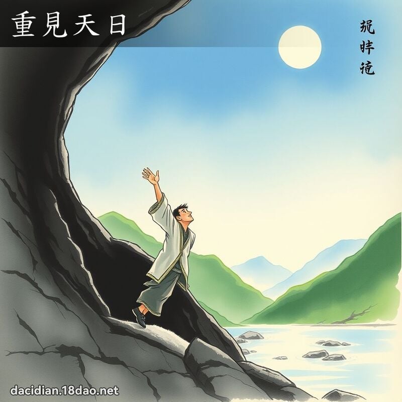 重見天日 配图