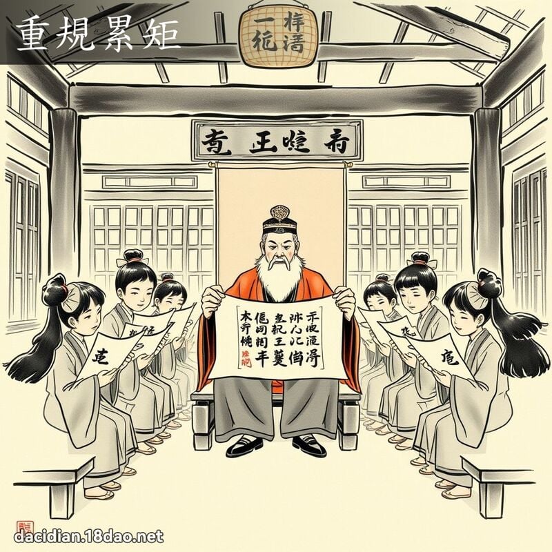 重規累矩 配图