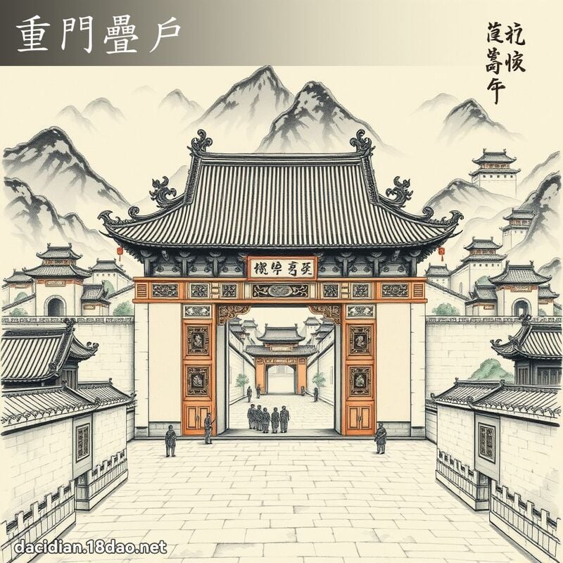 重門疊戶 配图