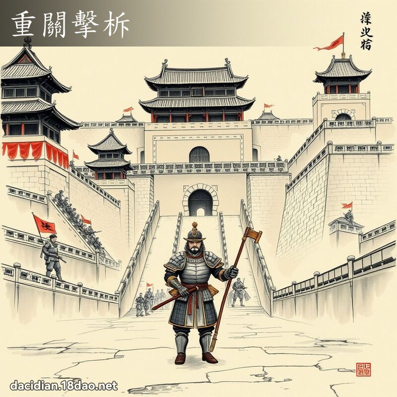 重關擊柝 配图