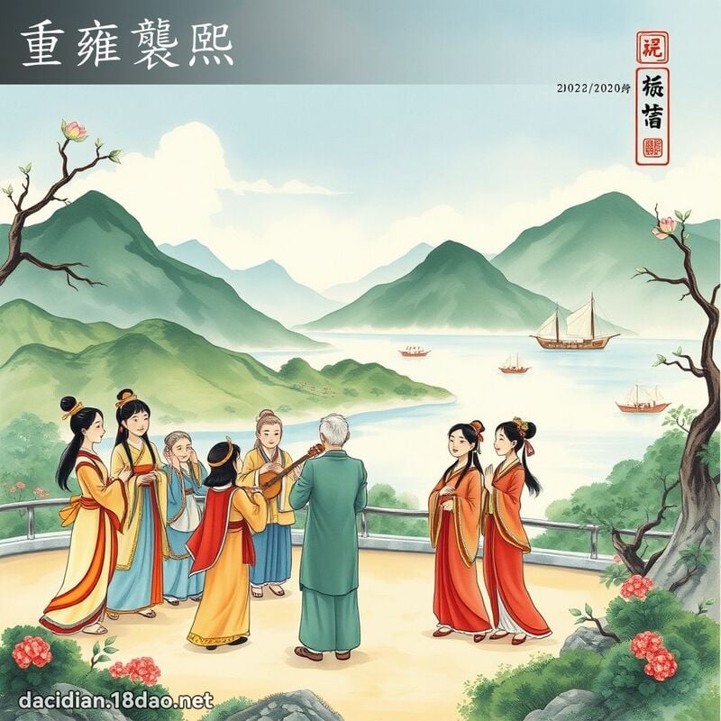 重雍襲熙 配图