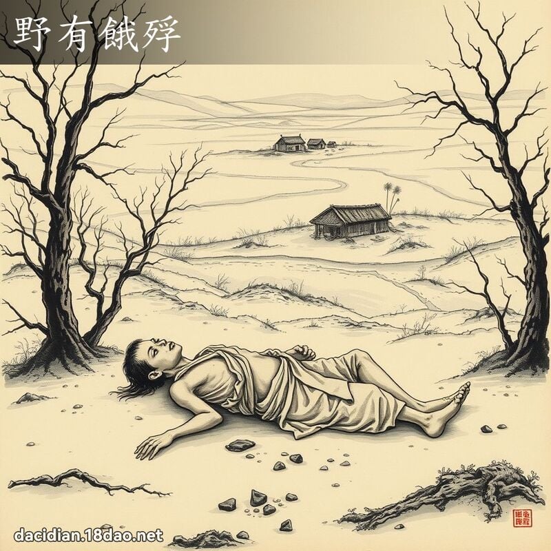 野有餓殍 配图