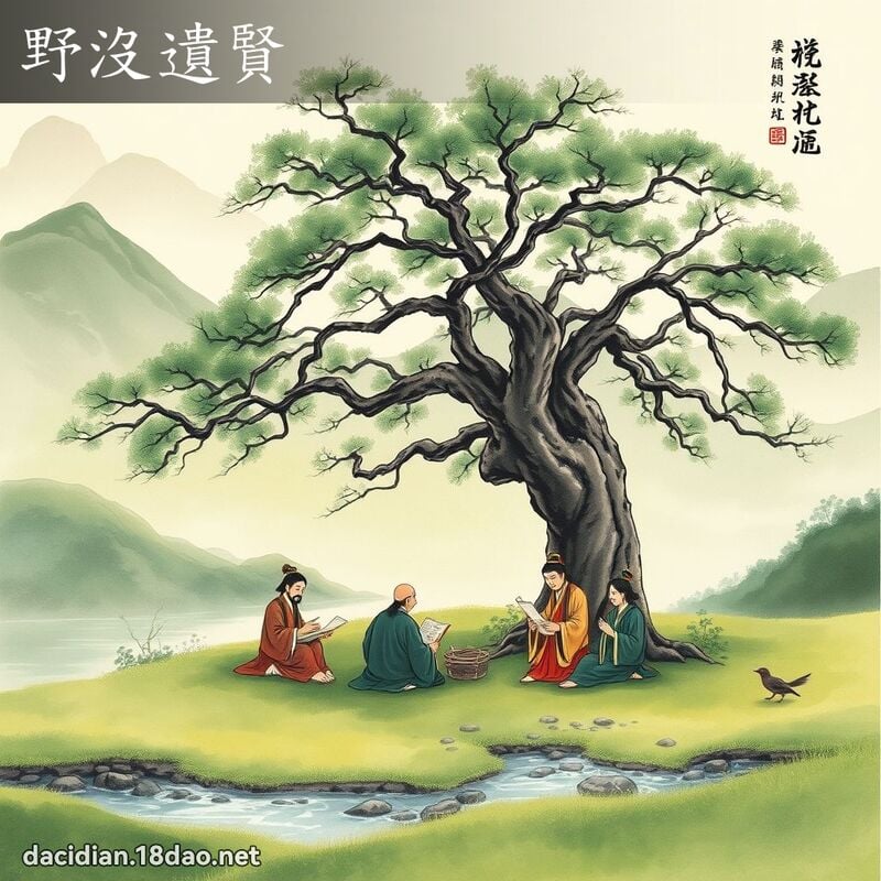 野沒遺賢 配图
