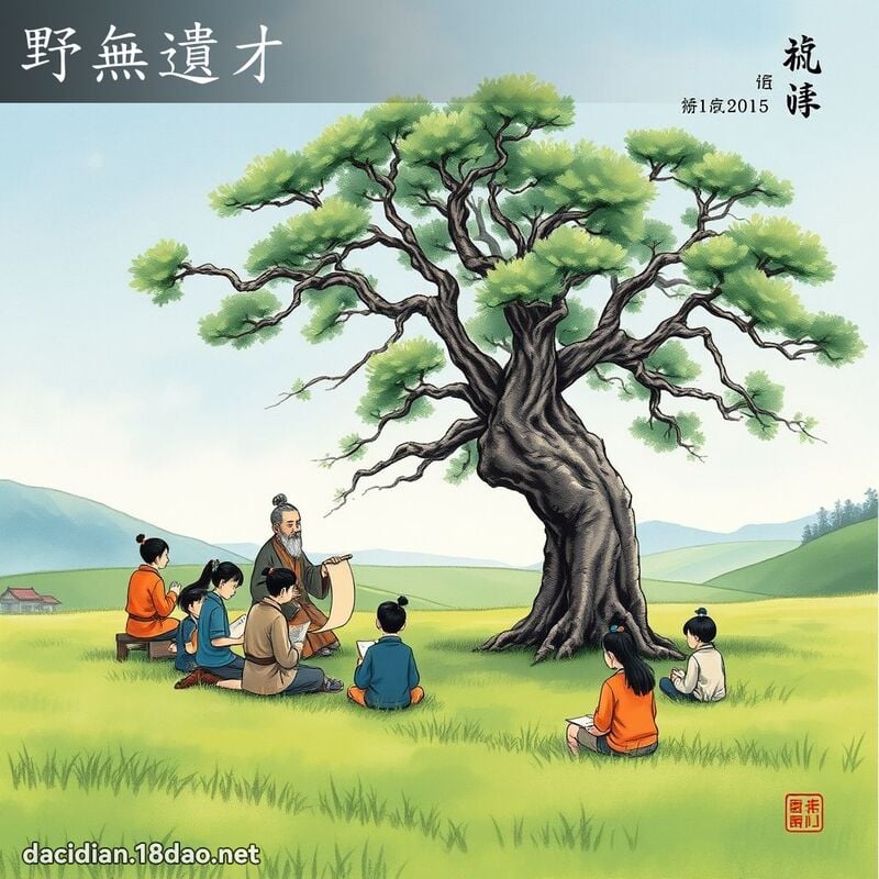 野無遺才 配图