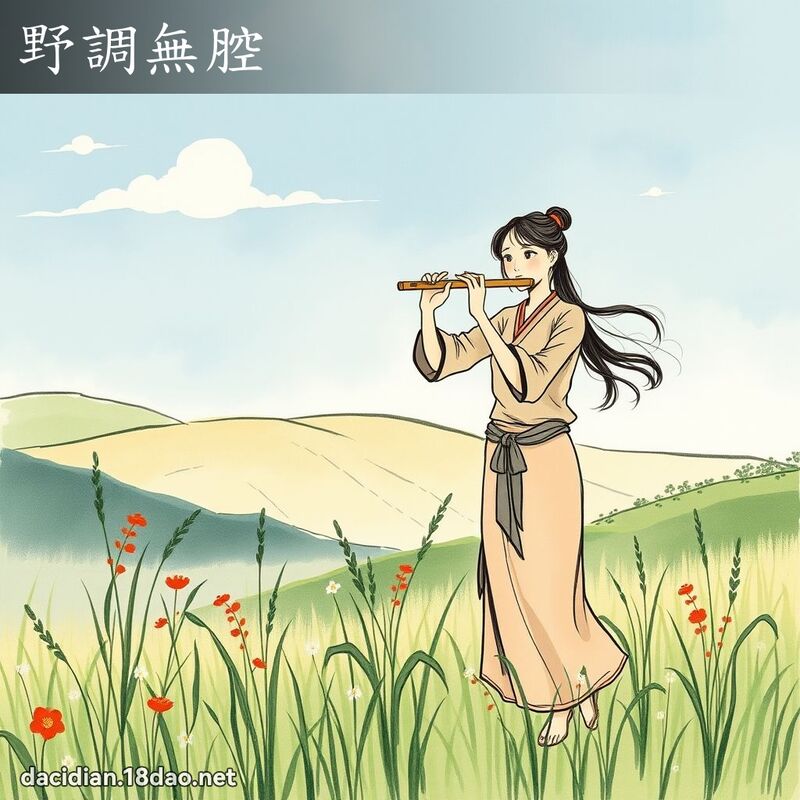 野調無腔 配图