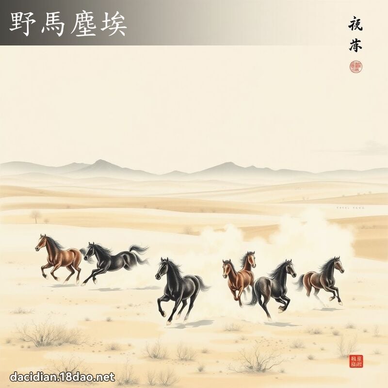 野馬塵埃 配图