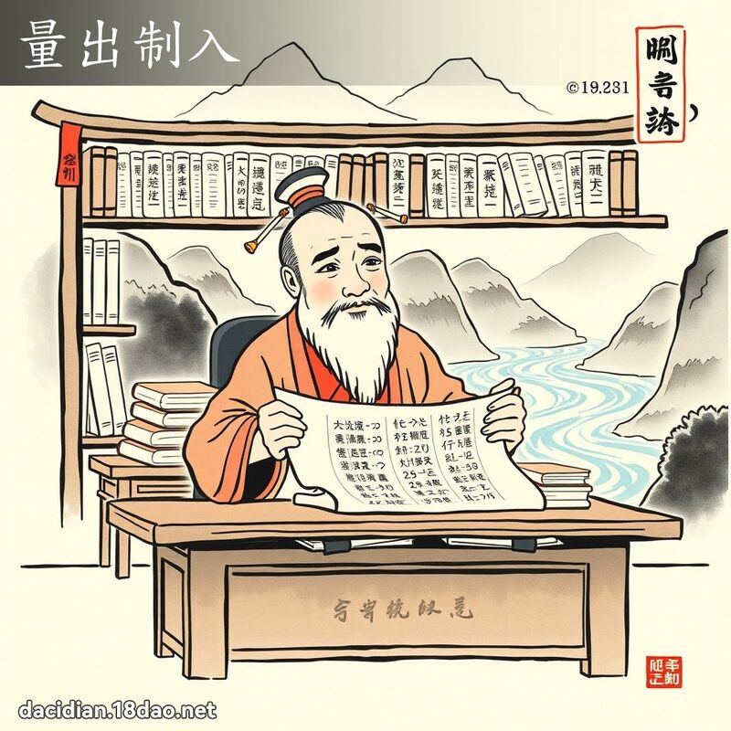 量出制入 配图