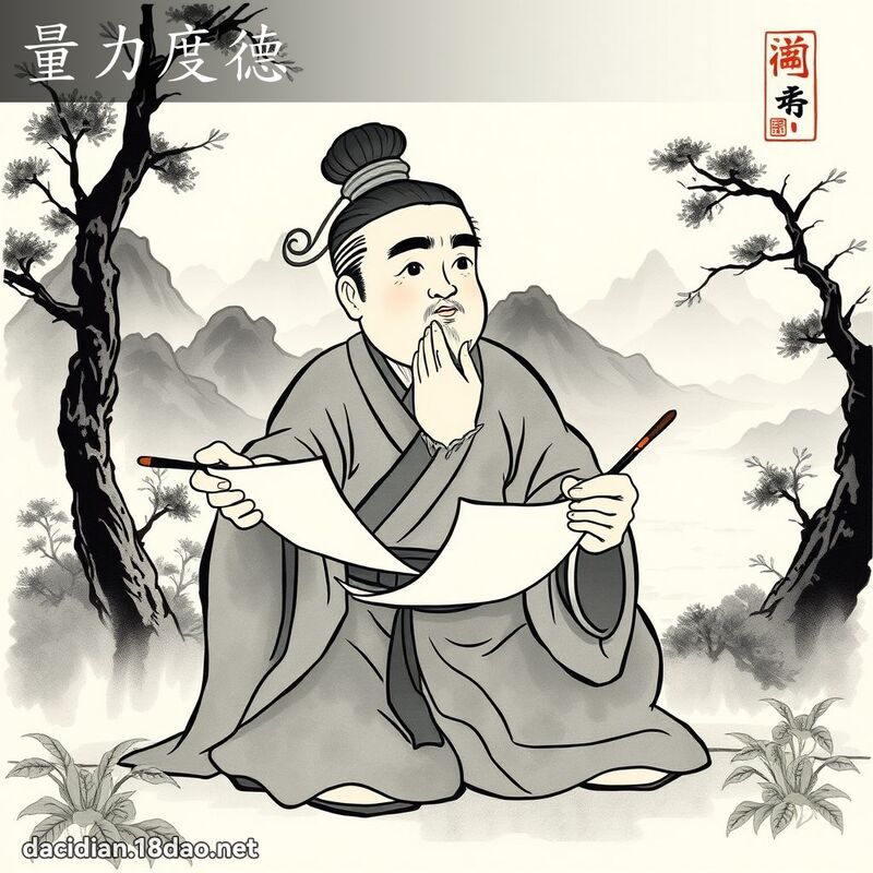 量力度德 配图