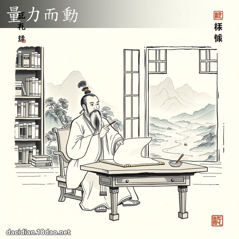 量力而動 配图