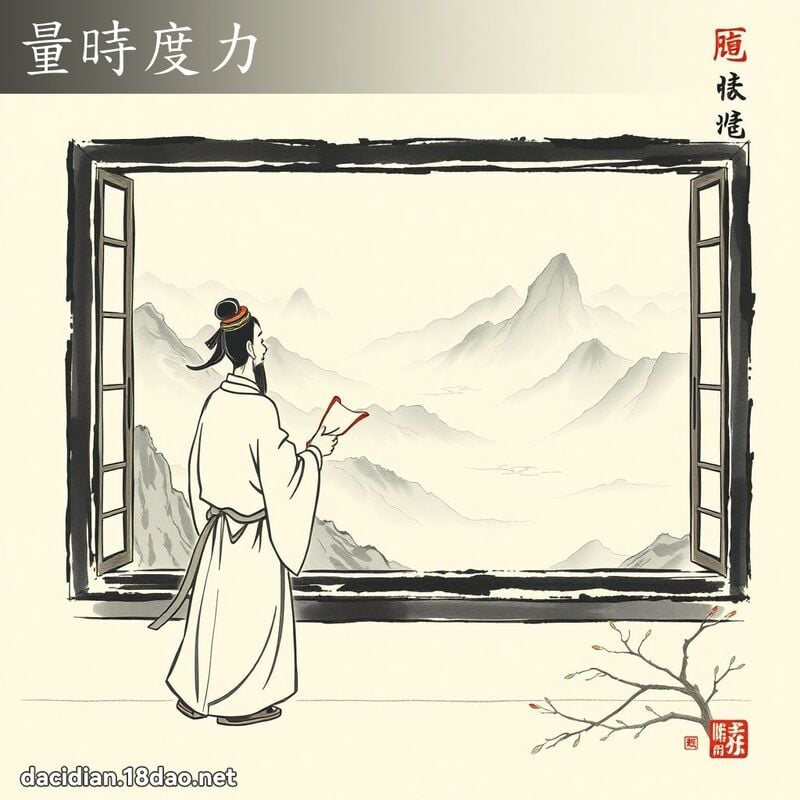 量時度力 配图