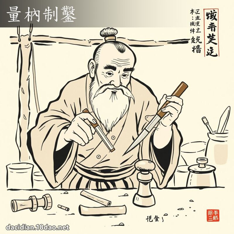 量枘制鑿 配图