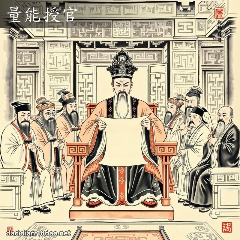 量能授官 配图