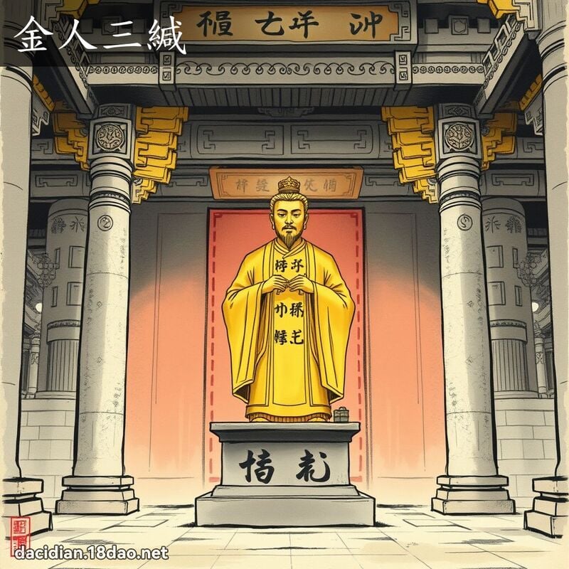 金人三緘 配图