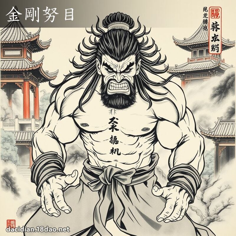 金剛努目 配图