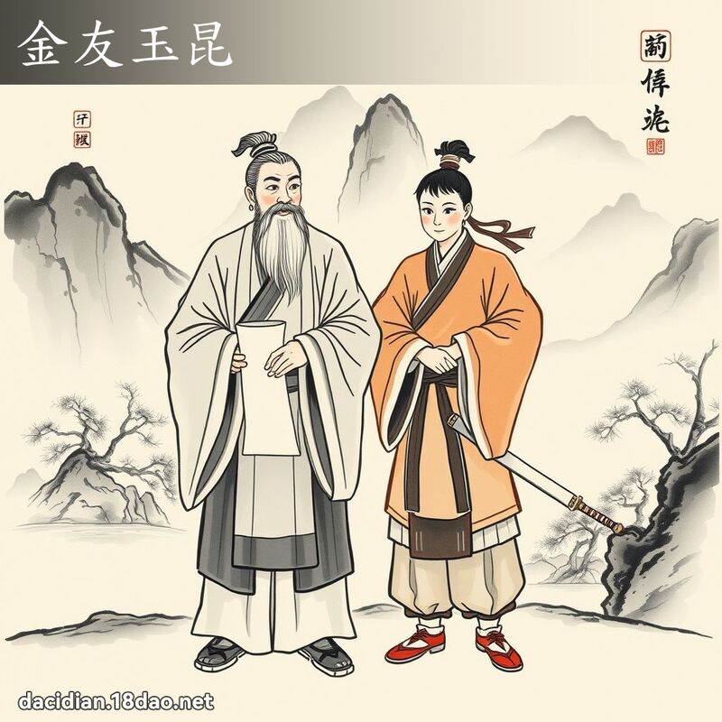金友玉昆 配图