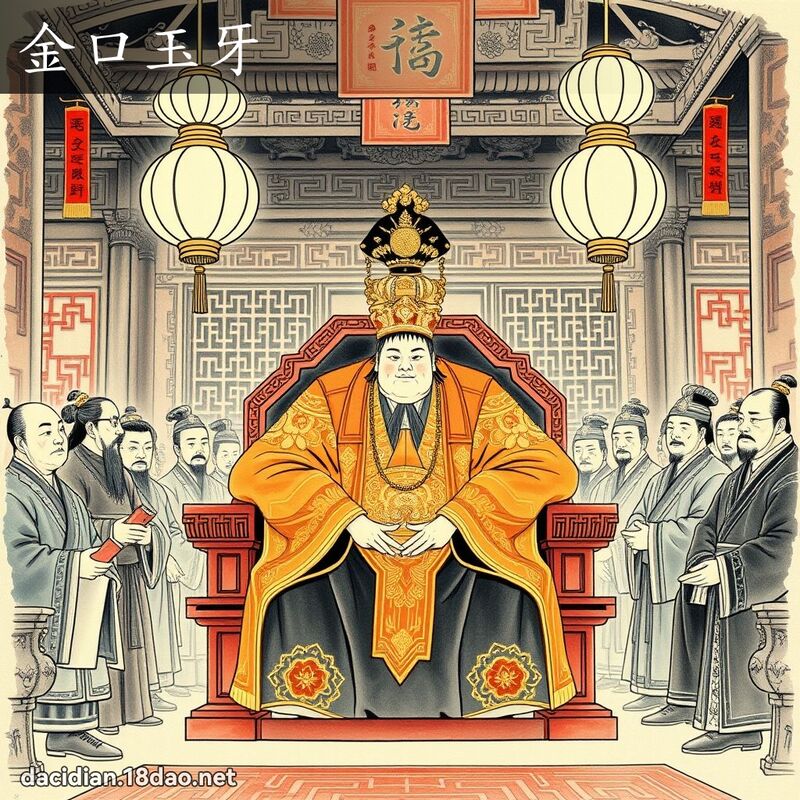 金口玉牙 配图