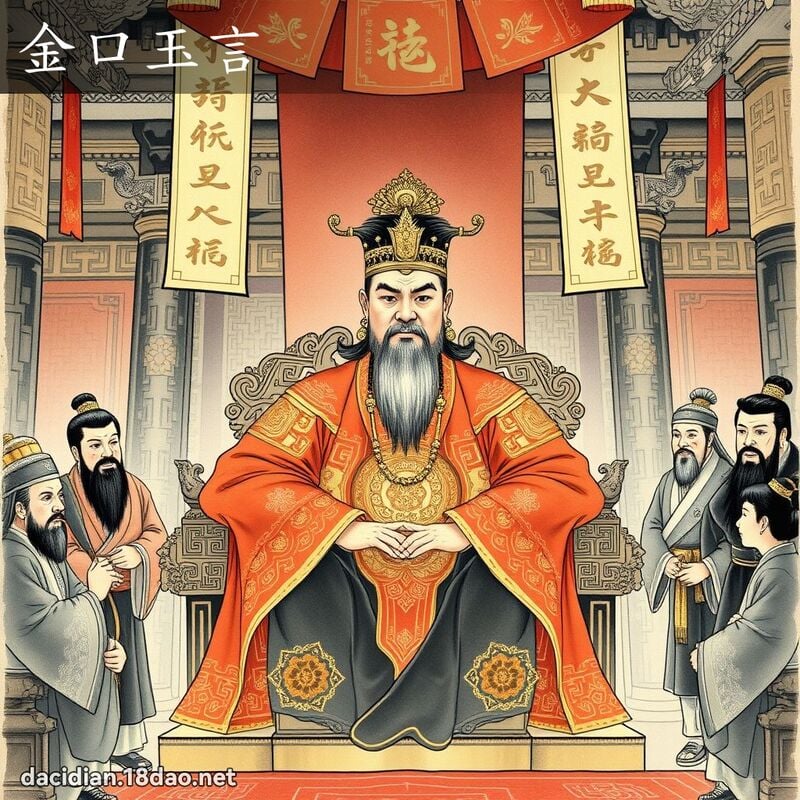 金口玉言 配图
