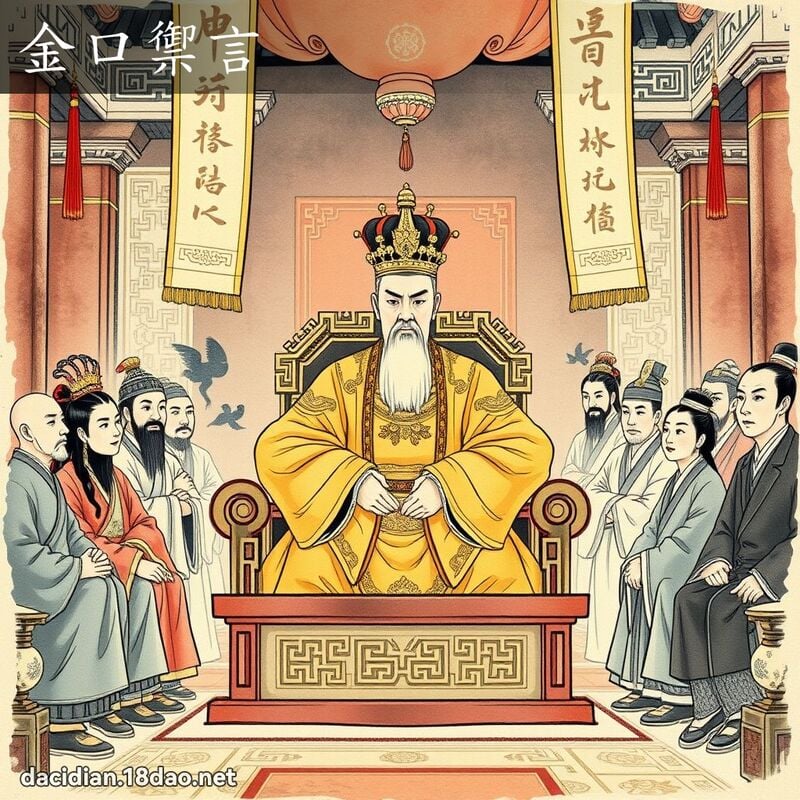 金口禦言 配图