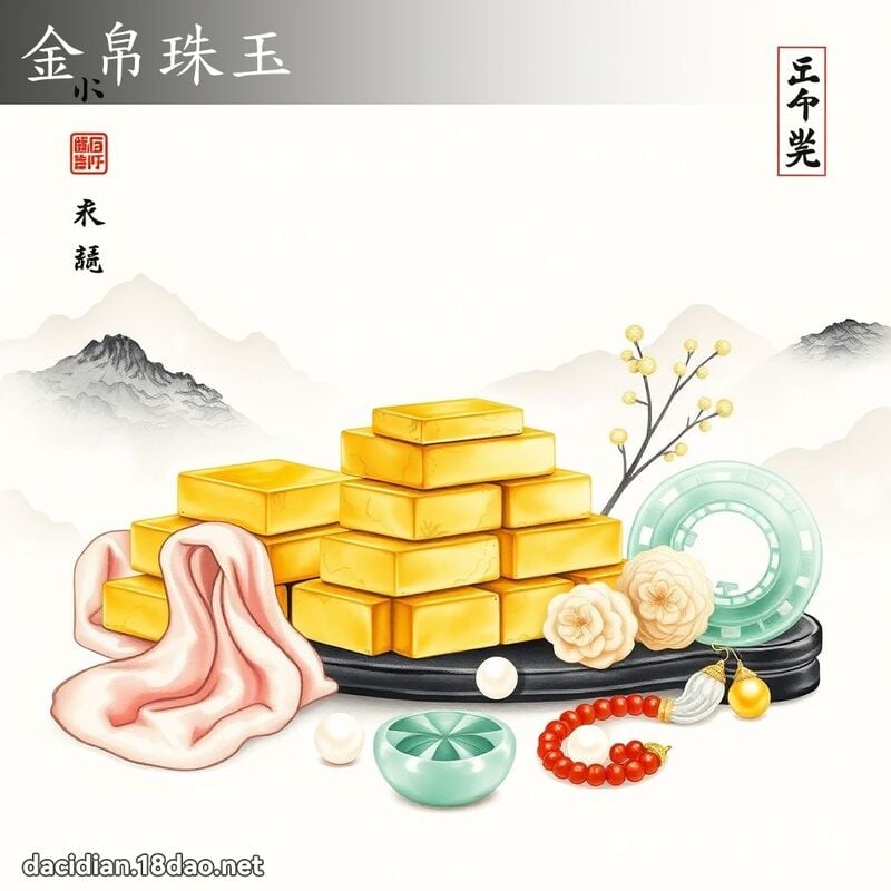 金帛珠玉 配图