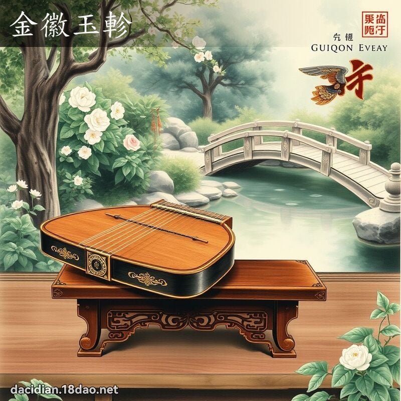 金徽玉軫 配图