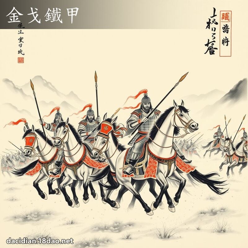 金戈铁甲 配图