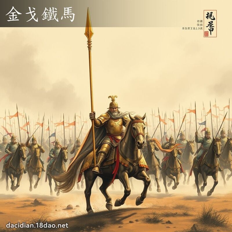 金戈铁马 配图