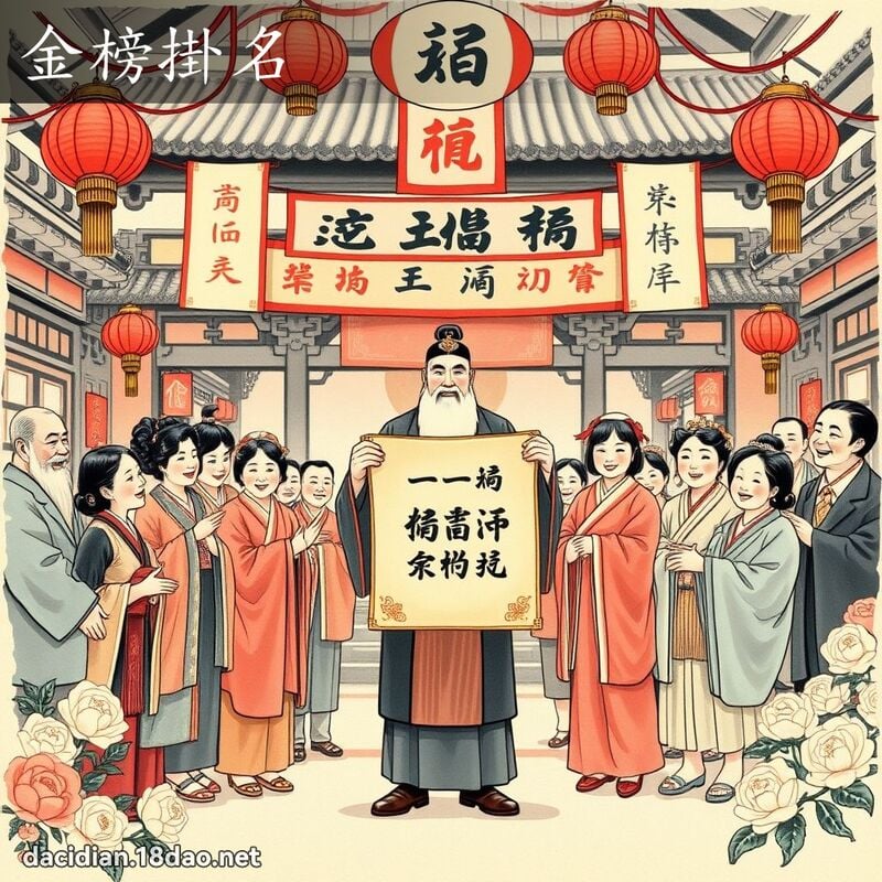 金榜掛名 配图
