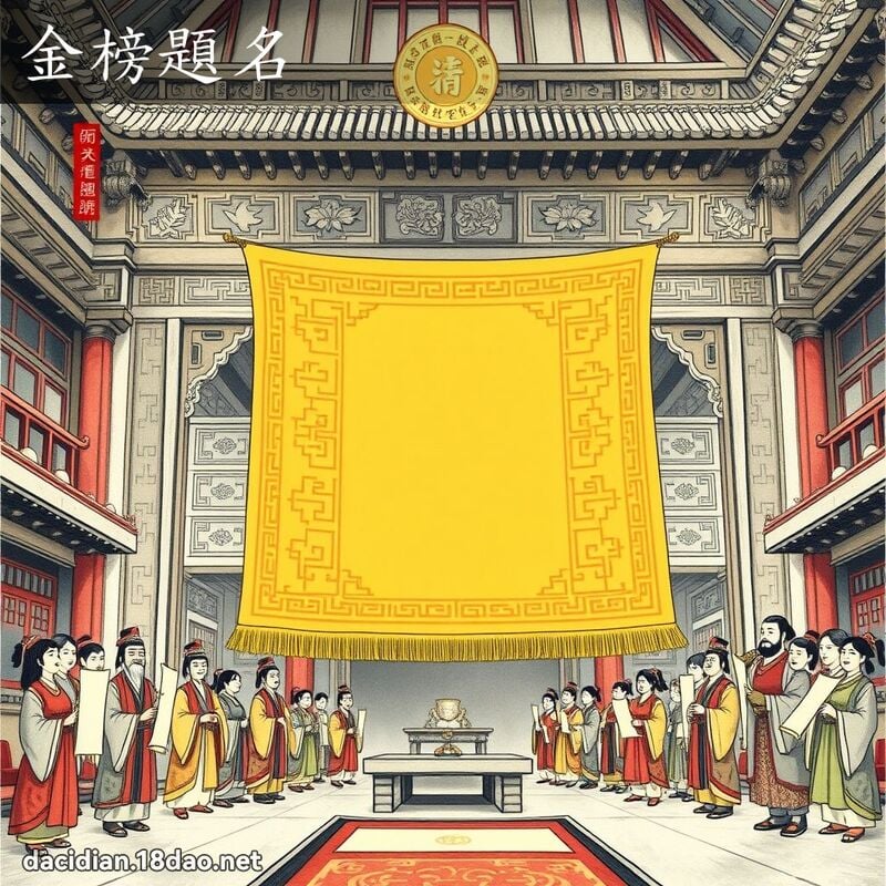 金榜题名 配图
