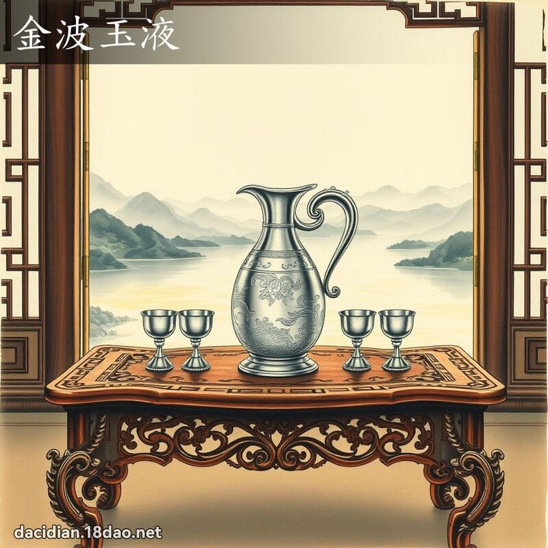 金波玉液 配图