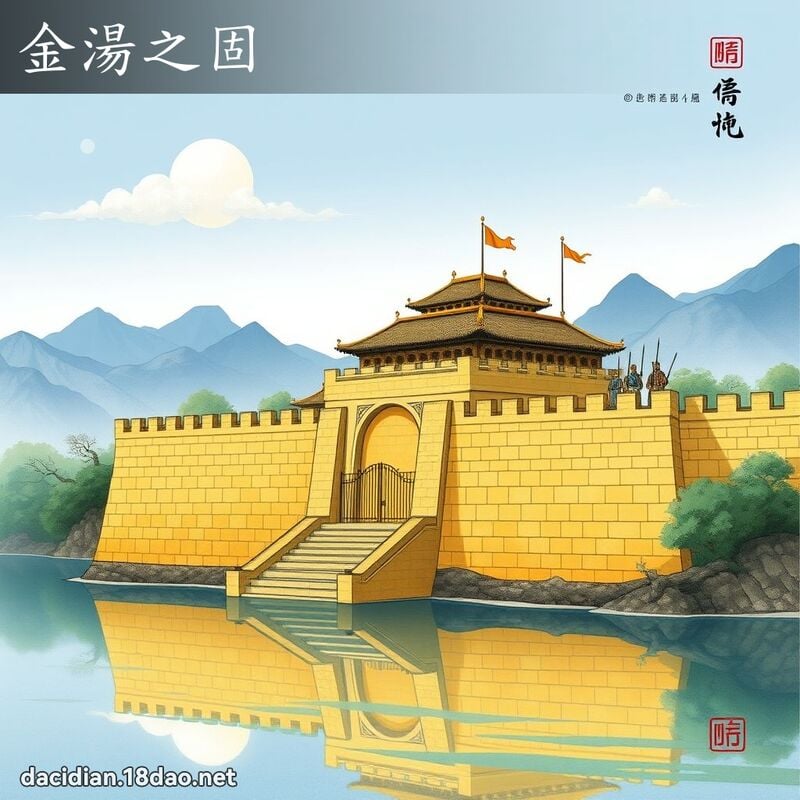 金汤之固 配图