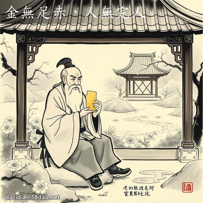 金无足赤,人无完人 配图