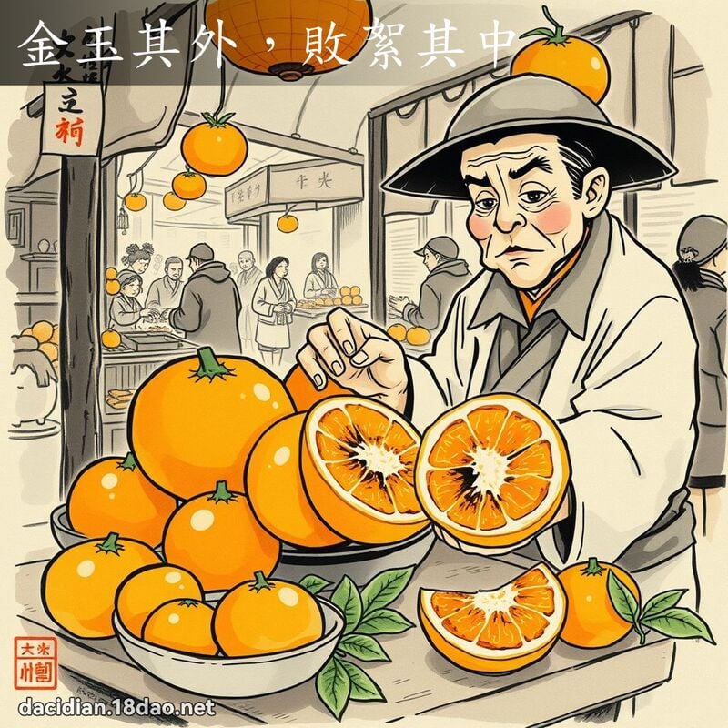 金玉其外,败絮其中 配图
