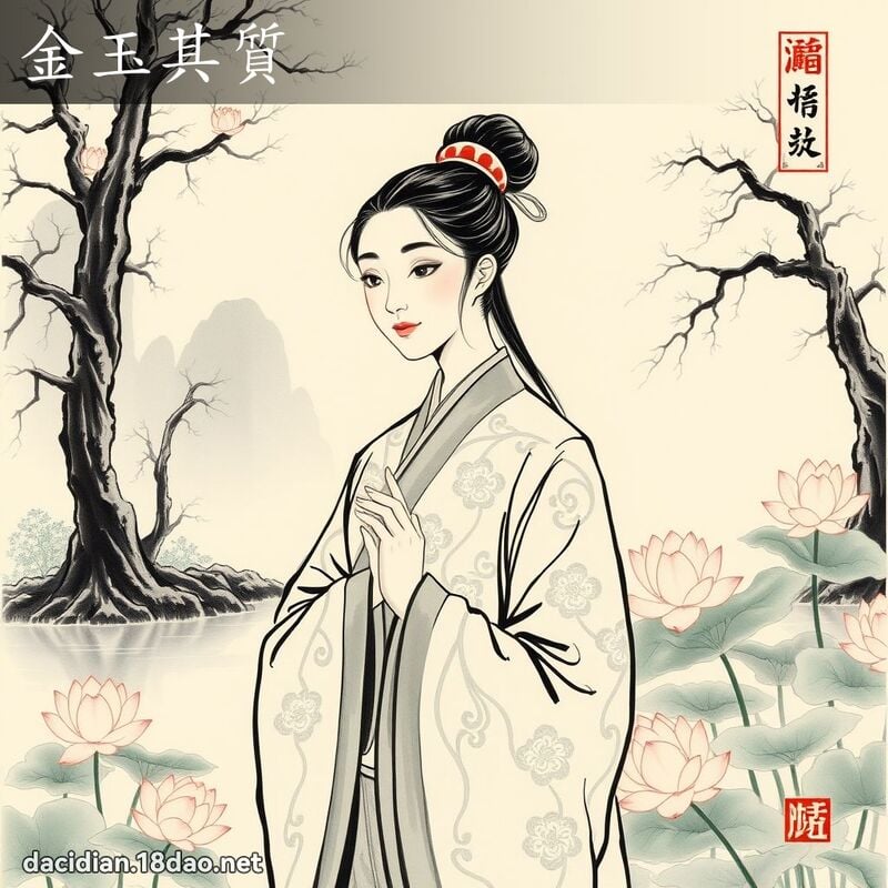 金玉其质 配图