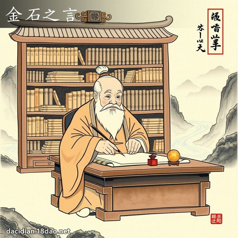 金石之言 配图