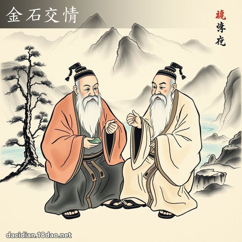 金石交情 配图