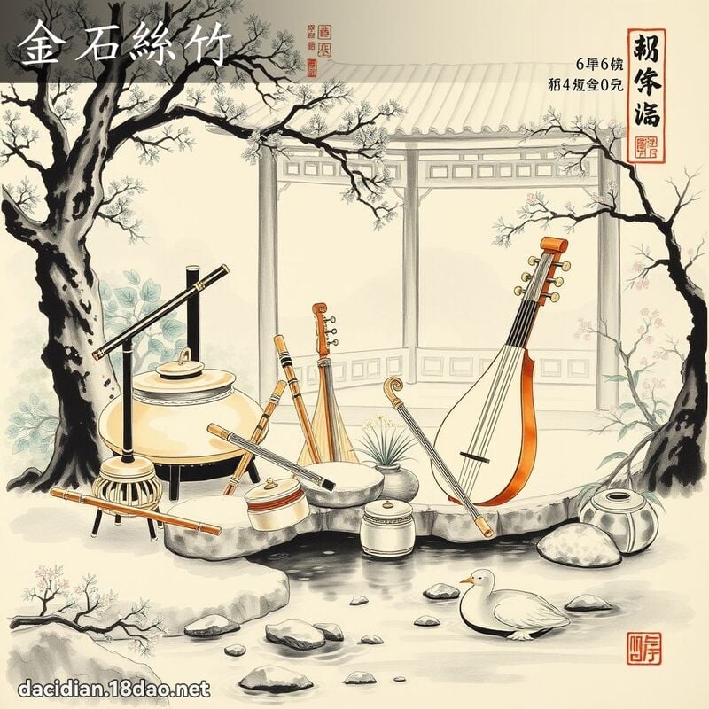 金石丝竹 配图