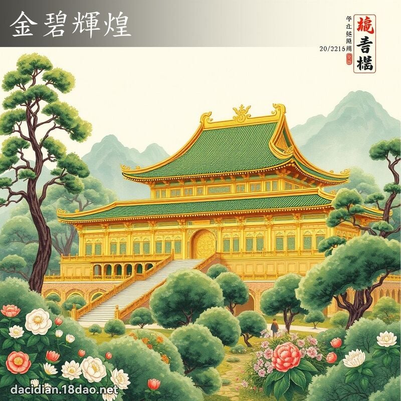 金碧辉煌 配图