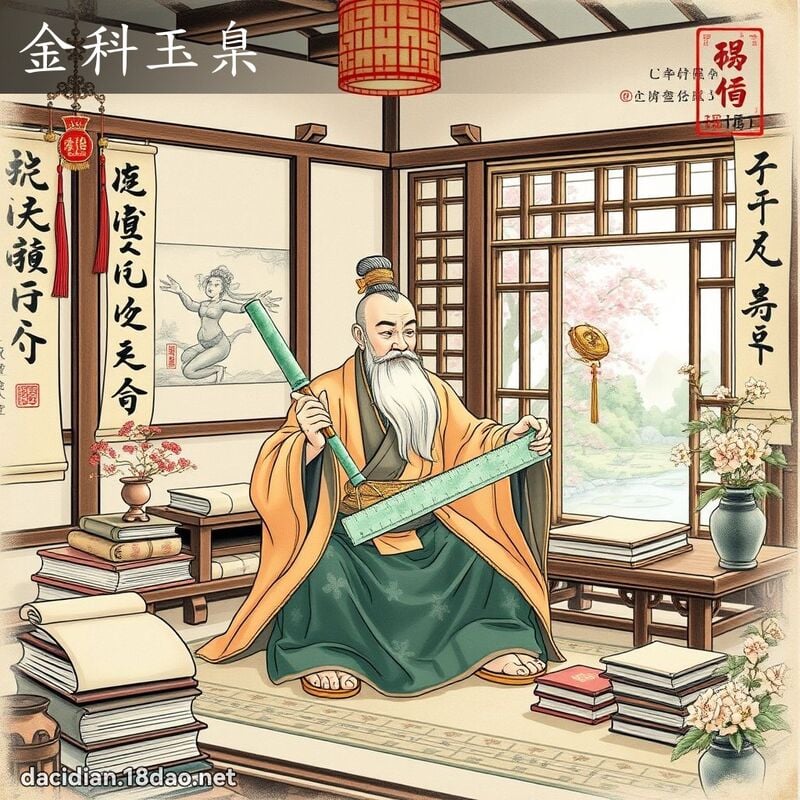 金科玉臬 配图
