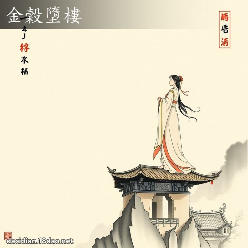 金谷墮楼 配图