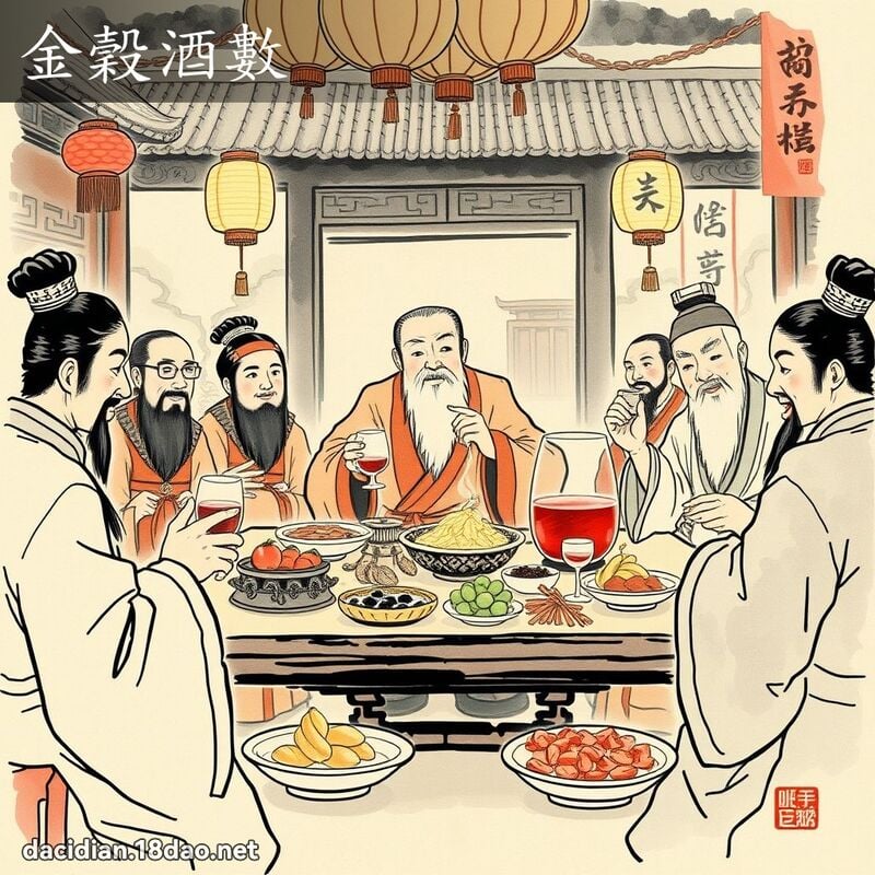金谷酒数 配图