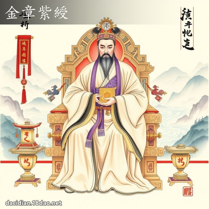 金章紫綬 配图