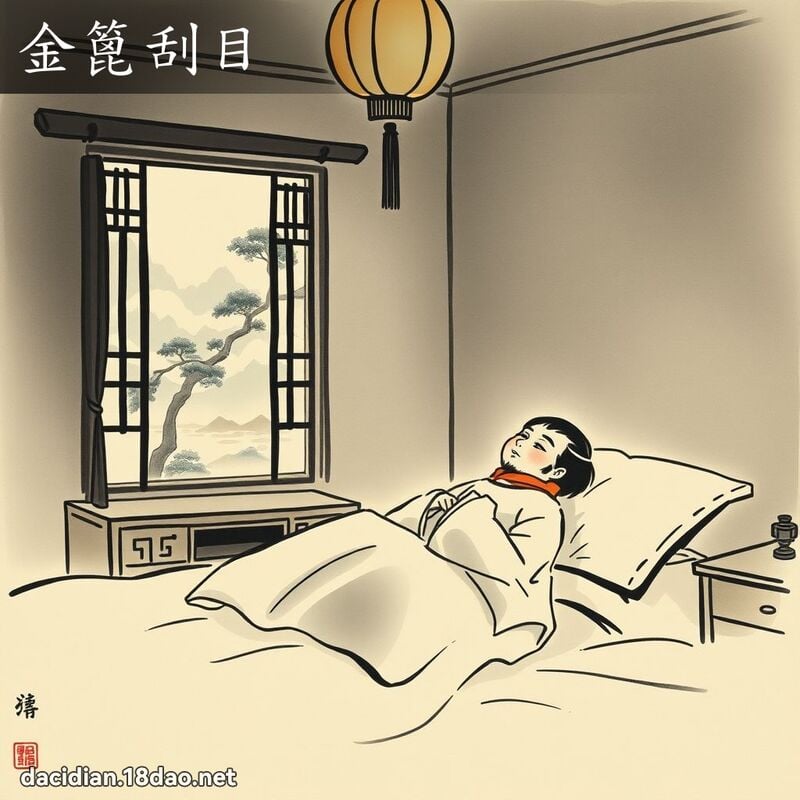 金篦刮目 配图