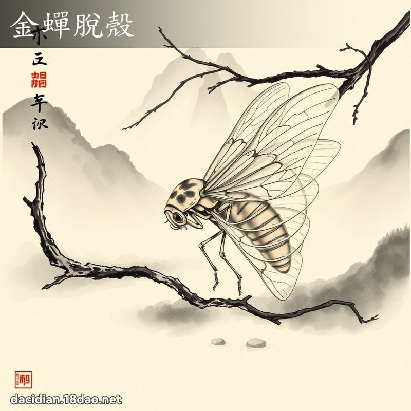 金蝉脱壳 配图
