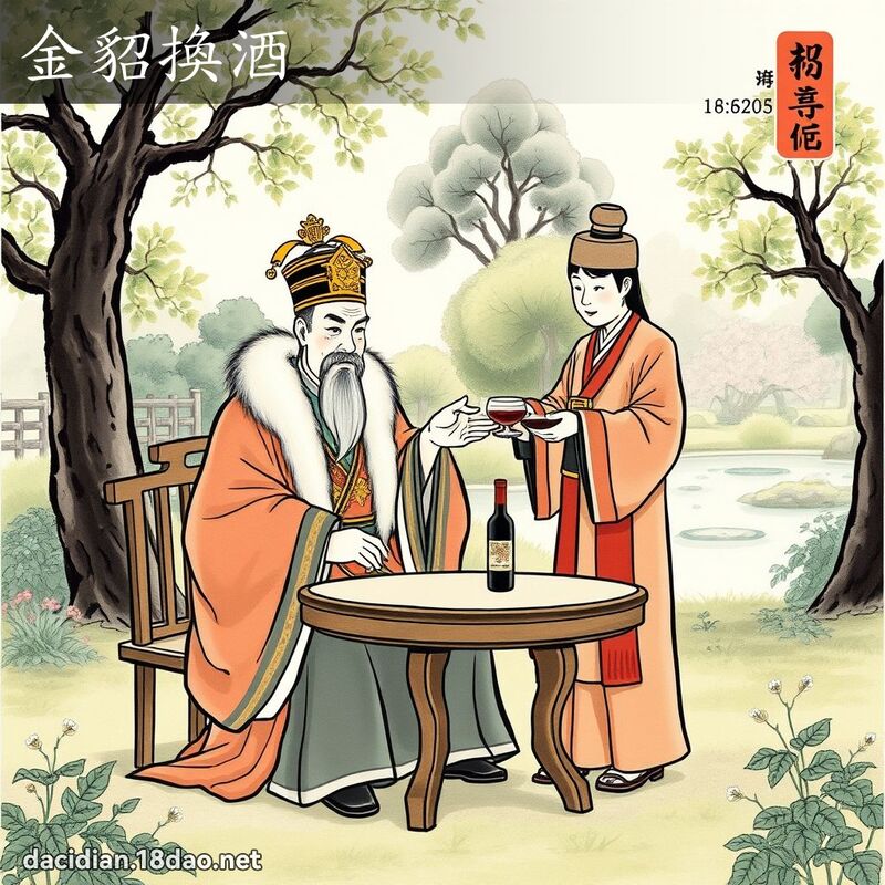 金貂换酒 配图