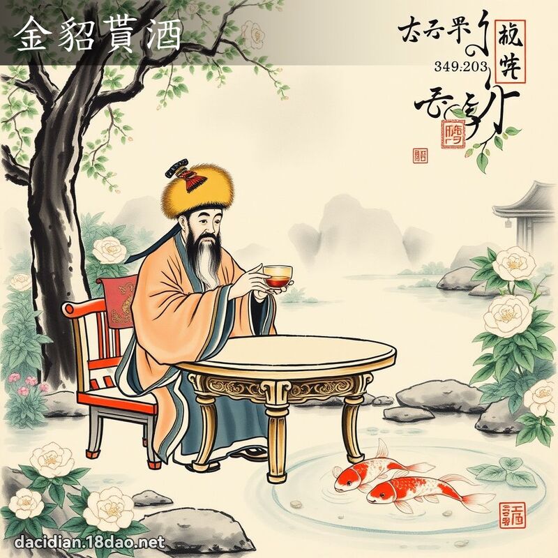金貂貰酒 配图
