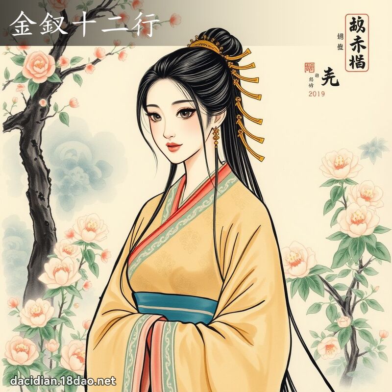 金釵十二行 配图