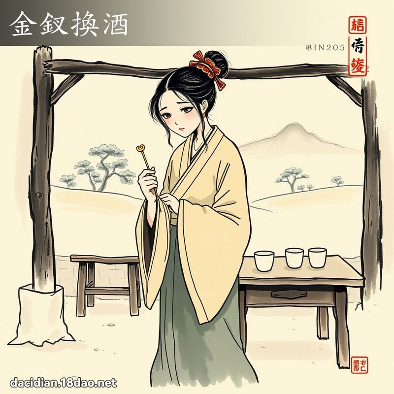 金釵換酒 配图