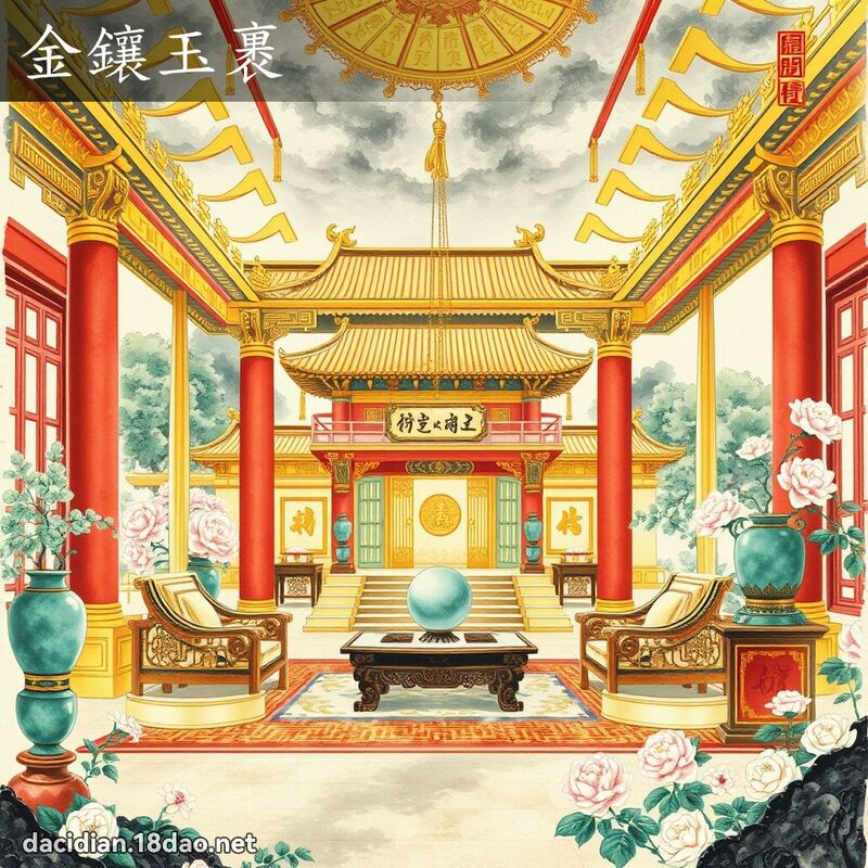 金鑲玉裹 配图